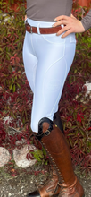 Load image into Gallery viewer, White byJeanna riding tights